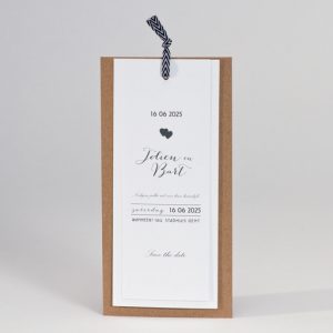 Kraft met stijlvol zwart-wit