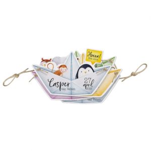 Geboortekaartje - Bootjes van papier