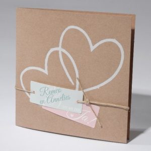Trouwkaart 'Hearts'