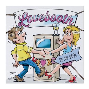 Huwelijkskaart - Lovebooth