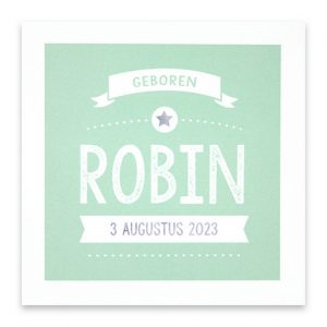 Geboortekaartje