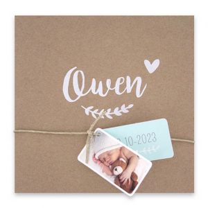 Geboortekaartjes met foto