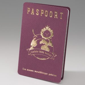 Geboortekaartje - Paspoort