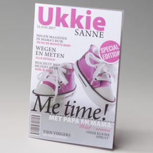 Geboortekaartje - Ukkie roze